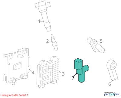 2009-2015 Chevrolet Lumina Camshaft Position Sensor Used OEM 12608424