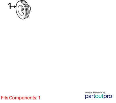 Mercedes-Benz 06-11 C350 Crankshaft Pulley 2720300803