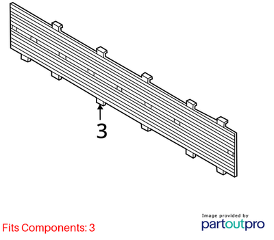 Audi 2012-2018 Audi A6 Grille Lower 8K0820746C