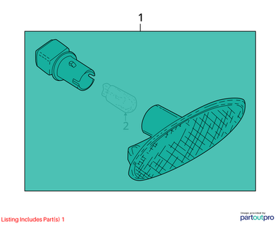 Jaguar 2000-2008 Jaguar S-Type Side Marker Lamp XR847225