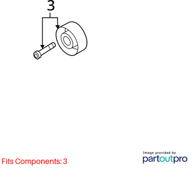 Audi A4 A5 A6 A7 A8 Q5 Q7 Accessory Drive Belt Idler Pulley OEM 06E903341G