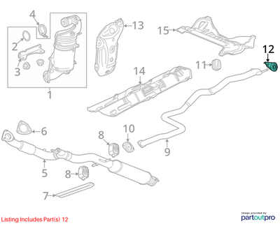 2010 Chevrolet Cruze Exhaust Hanger Bracket Used OEM 13264350
