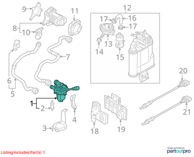 Volkswagen 15-20 Golf Secondary Air Injection Pump 04E959231C
