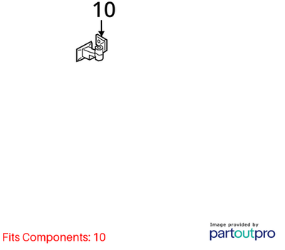 2023 Mini Cooper Upper Rear Door Hinge 41527284545