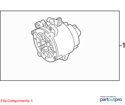 2011 Porsche Panamera S Alternator Used OEM 94860302305