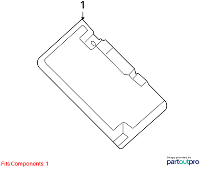 2004-2007 Dodge Dakota Telematics Module 5064013AV