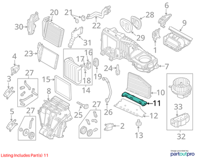 Volkswagen 2023 Volkswagen Atlas Cabin Air Filter Holder 561819422