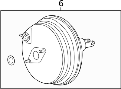 2013-2016 Land Rover Range Rover Brake Booster LR040113