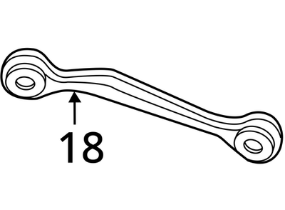2008-2024 Audi A5 Control Arm Tie Rod Rear Right 8K0501530N