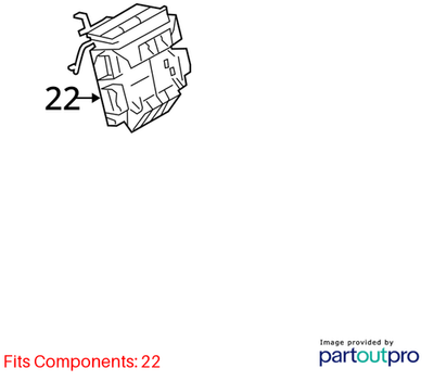 2008-2015 Audi A4 Air Distribution Housing Used OEM 8K0820356A