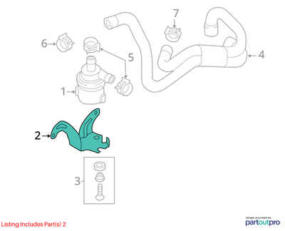 Audi 2012-2016 A5 Engine Water Pump Bracket 06H121079K