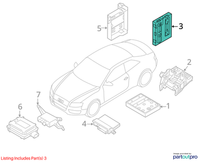 Audi 2010-2012 Q5 Control Module 8K0907064CQ