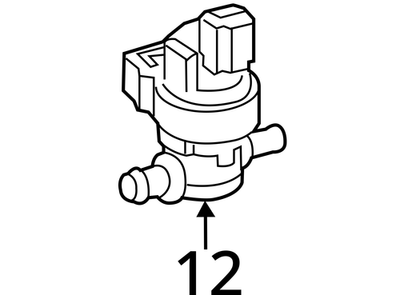 2012-2014 Mercedes-Benz C250 Vapor Canister Purge Solenoid 0004708993