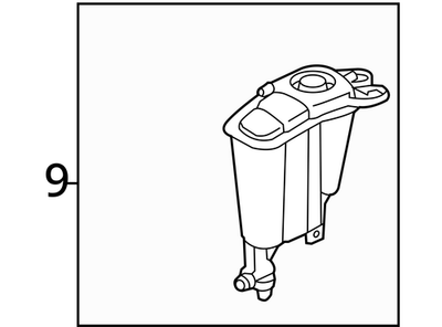 2013-2016 Audi allroad Engine Coolant Reservoir 8K0121403AC