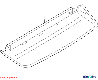 Audi 2008-2016 A4 Center High Mount Stop Light 8K5945097