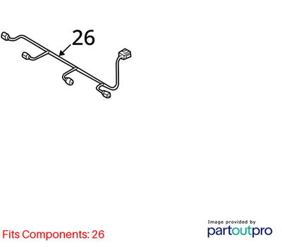 Audi 2009-2018 Q5 Parking Aid System Wiring Harness 8R0971095