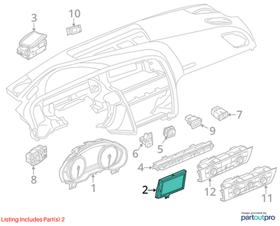Audi 2021-2023 Q7 Gps Navigation System 4G0919607G