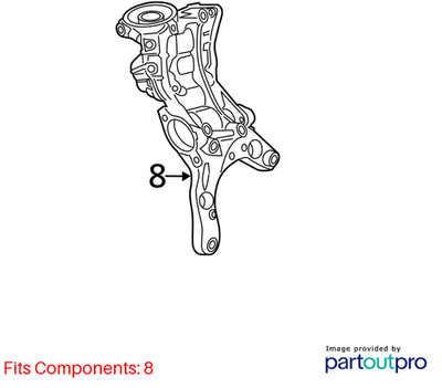 Audi 2013-2017 Q5 Alternator Bracket 06J903143AK