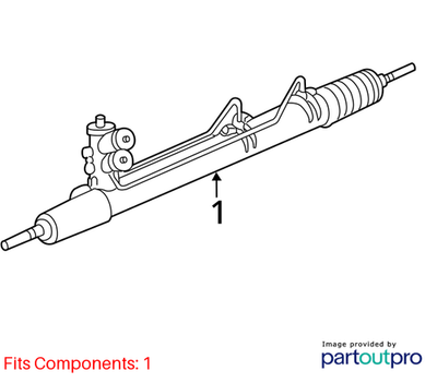 Dodge 2006-2010 Dodge Charger Rack And Pinion Gear 4782341AM