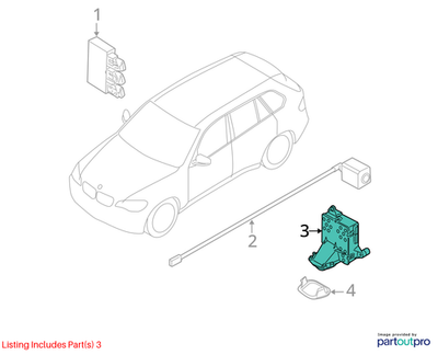 2009 BMW X5 Reversing Camera Used OEM 66539195898