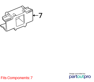 Jaguar 2000-2008 S-Type Steering Column Combo Switch JLM20939