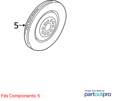 Audi Disc Brake Rotor 4G0615301AF