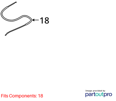Audi 2007-2015 Q7 Door Latch Cable 4L0837085B