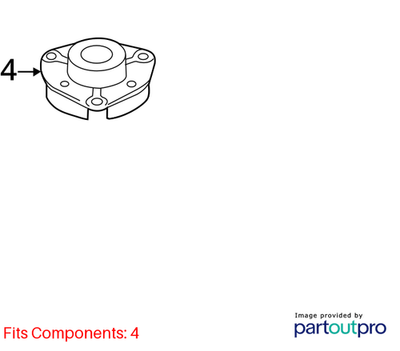 Volkswagen 2012-2019 Volkswagen Jetta Strut Mount 1K0412331C