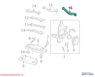 17-26 Mercedes-Benz C43 AMG Lateral Arm 2043500132