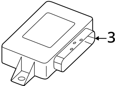 2009-2016 Audi S8 Battery Low Voltage Indicator 8K0959663A