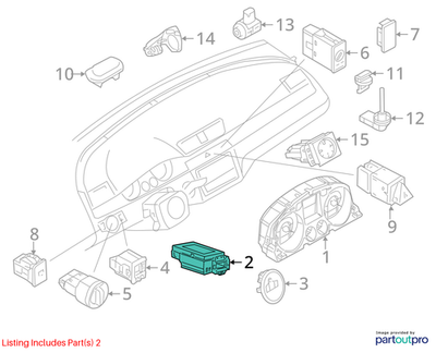 Volkswagen 2006-2010 Volkswagen Passat Ignition Switch 3C0905843AC