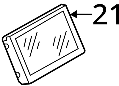 2011-2020 Nissan Quest Display Unit 280911JA3C