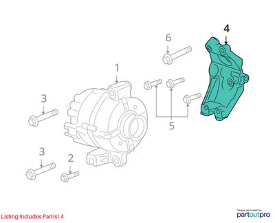 Chevrolet Camaro 3.6L V6 Alternator Bracket 12612734