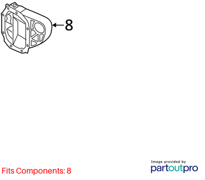 BMW 2006-2019 X5 Rear Differential Carrier Cover 33117528319