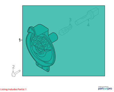 2007–2015 Mini Cooper Front Parking / Position Light OEM 63172751293