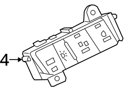 2019-2025 Audi A8 Headlight Switch 4N1941501C