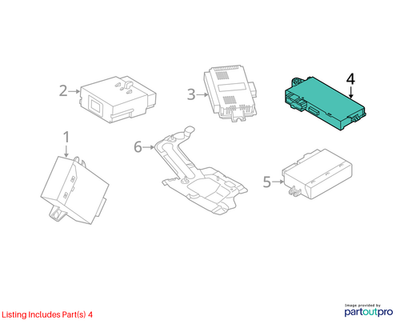 2012 Mini Cooper Countryman Control Unit CAS3 Module Used OEM 61359395656