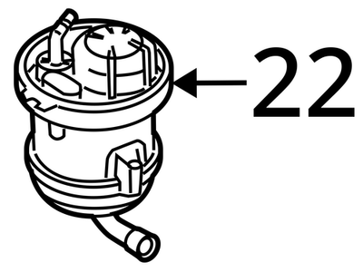 2007-2015 Audi Q7 Fuel Pump Filter 7L8919679