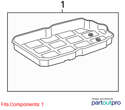 2011-2015 Mercedes-Benz C180 Transmission Oil Pan 2212701212