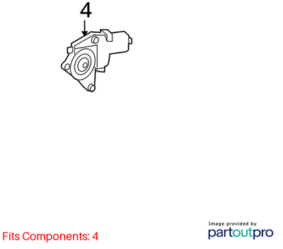 Mercedes-Benz 08-15 C300 Power Window Motor 2129066702