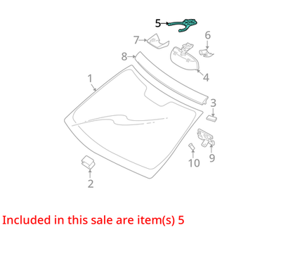 2002-2009 Mercedes-Benz W211 Rear View Mirror Bracket 2118100411