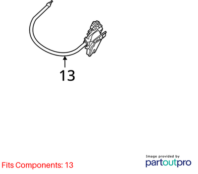 Mercedes-Benz 2008-2015 C63 AMG Trunk Lock 2047500485