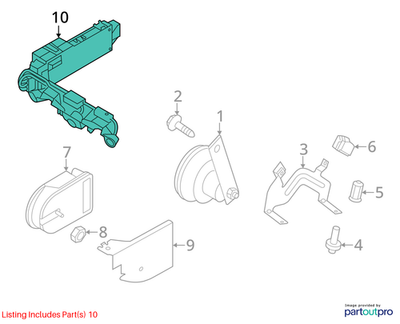 2012–2018 VW Jetta Motion Sensor USED OEM 1K8951171