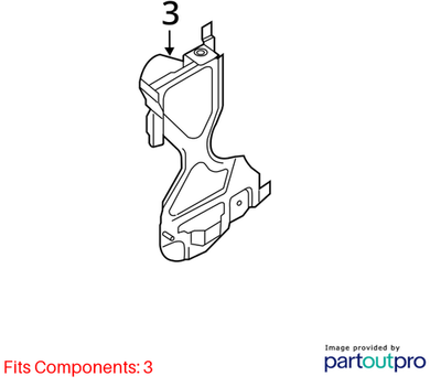 2012 Mini Cooper Fuse-Box Main Bracket Used OEM 51312751445