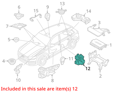 2022 Audi RS3 Rear Speaker 4M0035411