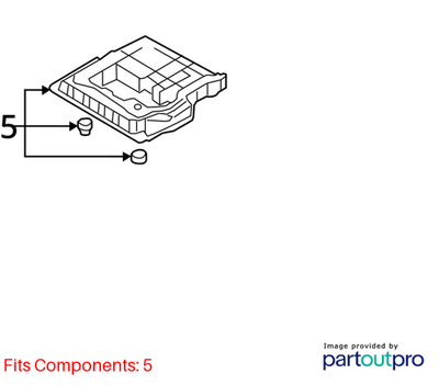 Audi 05-25 A6 Engine Oil Pan 06E103601AN