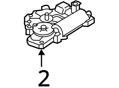 2019 Audi Q5 Tailgate Pull Down Motor 3V5827887C