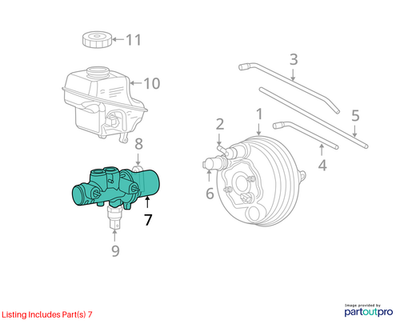 Dodge 2006-2007 Dodge Charger Brake Master Cylinder 5139148AA
