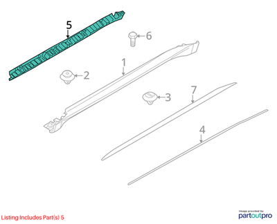 BMW X5 xDrive48i Support Piece For Door Sill 51777207195