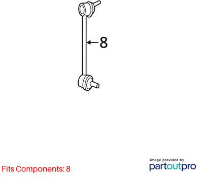 Dodge 08-23 Challenger Stabilizer Bar Link 4895482AC